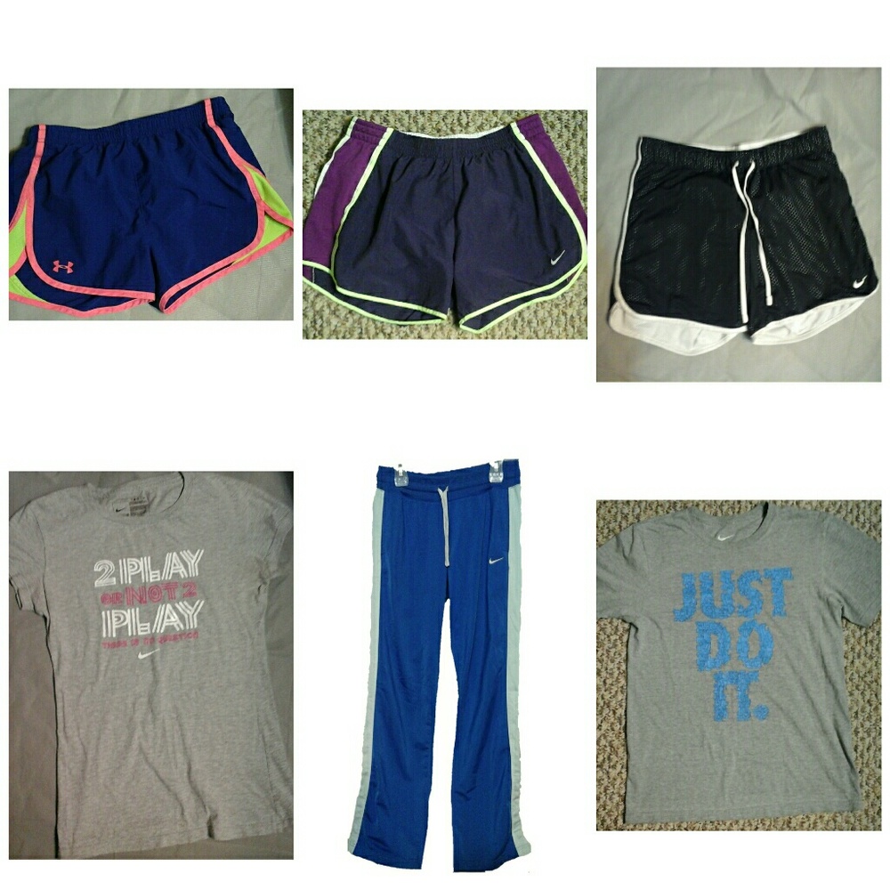 Nike and under armour lot small